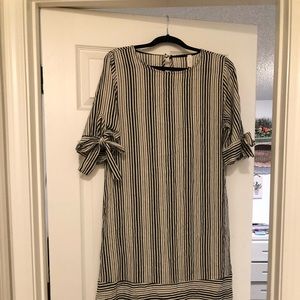 Flamingo urban dress, striped dress